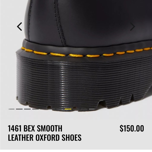 COPY - Like New- Never worn: Docs Originals. 1461 Oxford Shoes - Picture 5 of 5